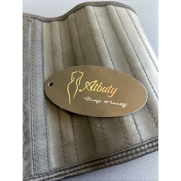 Short Torso Waist Trainers Cincher Corset Underbust Body Shaper Latex Sport G... - Picture 5 of 11